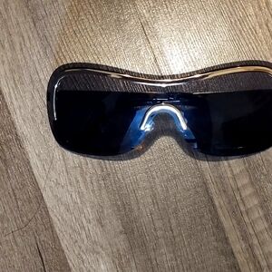 Black gold rim glasses